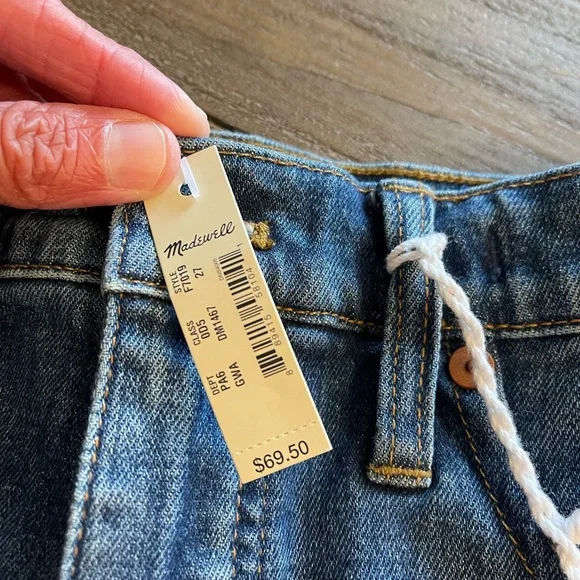 NWT Madewell Denim Shorts size 27 - Picture 3 of 14